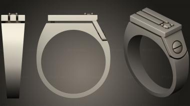 Jewelry rings Ring 1 3d model